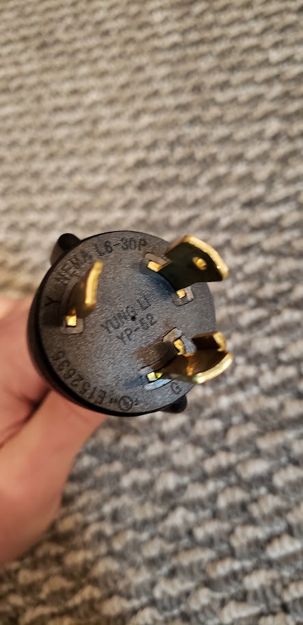 L6-30 plug to two C19(C20) outlets to four C13 outlets