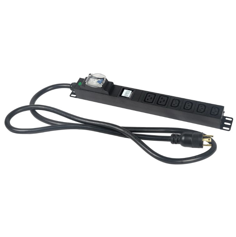 240V L6-30 PDU with 4xC13 and 2x19 Outlets